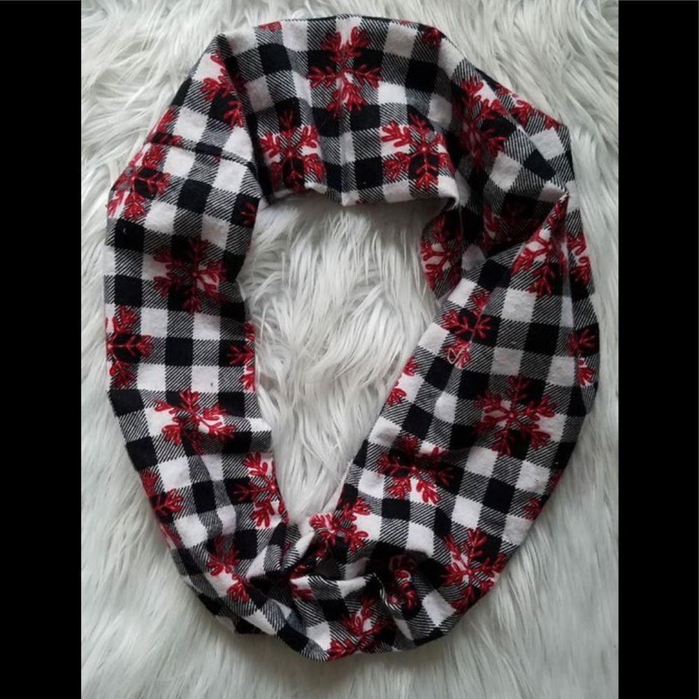 Flannel Plaid Infinity Scarf
